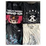 ASSORTED GRAPHIC T-SHIRTS INCL TOILET-BOUND