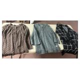 CAROLYN TAYLOR AND TIME AND TRU CARDIGANS, KNIT