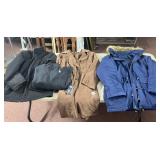 ASSORTED OUTERWEAR, INCLUDES BLACK QUILTED
