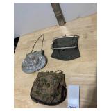 METAL MESH PURSES, INCLUDES TWO MESH BAGS, ONE