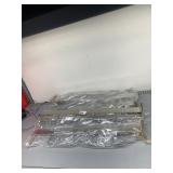 CHROME-PLATED METAL WALL-MOUNTED DISPLAY RACK,