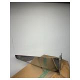 CAPITOL HARDWARE, CHROME-PLATED STEEL SHELF
