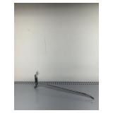 RETAIL DISPLAY HOOKS, CHROME FINISH, SLATWALL