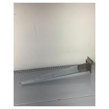 ADJUSTABLE SLATWALL SHELF BRACKETS, CHROME