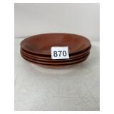 HOMER LAUGHLIN SUNTONE EARTHENWARE BOWLS, BROWN