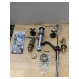 ROHL LAVATORY FAUCET SET, BRONZE FINISH, CROSS
