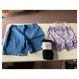 D&CO DENIM SHORTS, ELASTIC WAIST, JOAN BOYCE