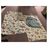 FLORAL PRINT QUILTED BEDDING, ASSORTED PATTERNS,