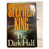 STEPHEN KING THE DARK HALF, HARDCOVER BOOK W/