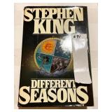 STEPHEN KING DIFFERENT SEASONS, HARDCOVER BOOK W/