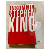 STEPHEN KING INSOMNIA, HARDCOVER NOVEL, PUBLISHED