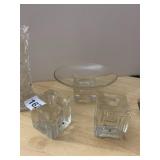 LUCKY STAR WEST GERMANY CRYSTAL PERFUME BOTTLE,