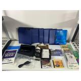 OFFICE SUPPLIES, INCLUDES BLUE BINDERS, OPEN