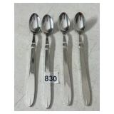 SIVAL DENMARK STAINLESS STEEL SPOONS, SET OF