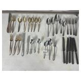 ASSORTED STAINLESS STEEL FLATWARE, VARIOUS