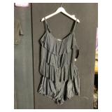 ST. TROPEZ SWIMWEAR TANKINI SET, RUFFLED OVERLAY,
