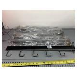 CHROME-PLATED RETAIL DISPLAY HOOK RACKS,