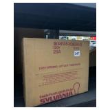 SYLVANIA INSIDE FROST LIGHT BULBS, BULK CASE.