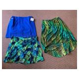 ASSORTED SKIRTS, INCLUDES SUSAN GRAVER TROPICAL