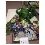 CHRISTMAS DECOR, ARTIFICIAL PINE GARLAND,