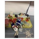 CHRISTMAS ORNAMENT COLLECTION, FIGURAL SNOWMEN,