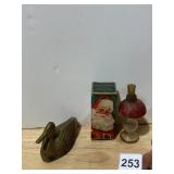 ENESCO SOLID BRASS DUCK FIGURINE, AVON JOLLY