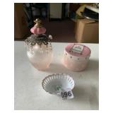 MONACHELLE DESIGNS ROSE WHISPER OIL LAMP, GANZ