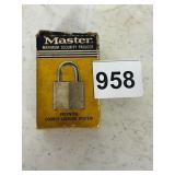 MASTER LOCK SECRET SERVICE PADLOCK, LAMINATED