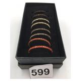 ASSORTED COSTUME JEWELRY, INCLUDES ETERNITY STYLE