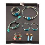 ASSORTED BEADED JEWELRY, INCLUDES WRAP BRACELETS,