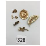 ASSORTED COSTUME JEWELRY INCLUDES FILIGREE
