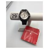 SWISS LEGEND CHRONOGRAPH WATCH, SILVER DIAL,