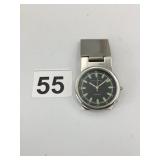 COLIBRI MONEY CLIP WATCH, QUARTZ MOVEMENT,