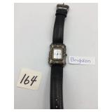 BRIGHTON DAYTONA WATCH, RECTANGULAR CASE, WHITE