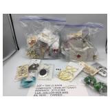ASSORTED FASHION EARRINGS, INCLUDES CARDED METAL,