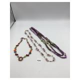 ASSORTED COSTUME JEWELRY NECKLACES, INCLUDES