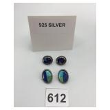 CECELIA YAZZIE, NATIVE AMERICAN EARRINGS,