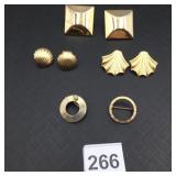 ASSORTED COSTUME JEWELRY, INCLUDES GOLD-TONE