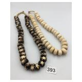 ETHNIC BEAD STRANDS, INCLUDES TWO NECKLACES, ONE