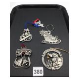 AVON COLLECTIBLES CHRISTMAS ORNAMENTS, INCLUDES
