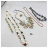 ASSORTED COSTUME JEWELRY, INCLUDES MULTI-STRAND