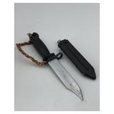 MILITARY BAYONET, BLACK COMPOSITE GRIP, BRAIDED