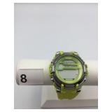 ARMITRON DIGITAL WATCH, LIME GREEN RESIN STRAP,