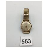 WALTHAM WRISTWATCH, GOLD-TONE CASE, INCABLOC