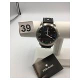 STEEL BLAZE WATCH, STAINLESS STEEL CASE, BLACK
