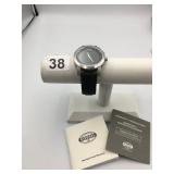 FOSSIL WATCH, STAINLESS STEEL CASE, TEXTURED