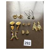 ASSORTED COSTUME EARRINGS, INCLUDES KATE HINES