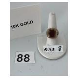 10K GOLD YOUNGSTOWN STATE UNIVERSITY CLASS RING,