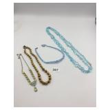 ASSORTED COSTUME JEWELRY NECKLACES, INCLUDES