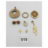 ASSORTED COSTUME JEWELRY, INCLUDES PENDANTS,
